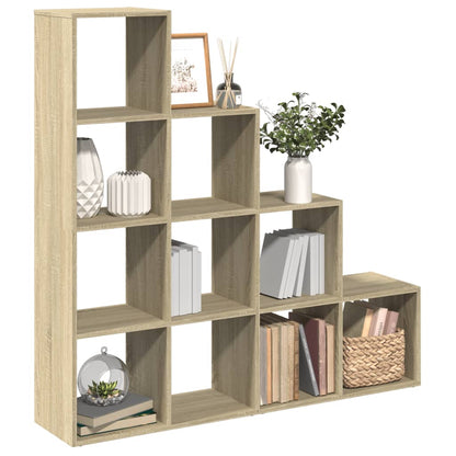 Bokhylle Sonoma Eik 4 etasjer 131,5x29x131,5 cm