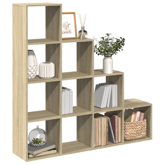 Bokhylle Sonoma Eik 4 etasjer 131,5x29x131,5 cm