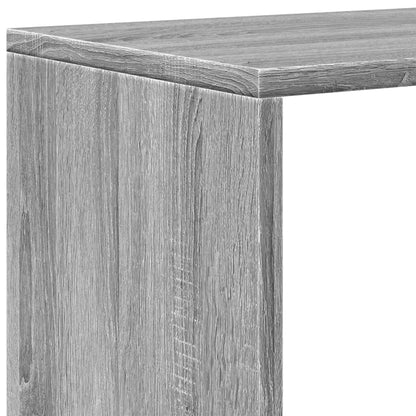 Bokhylle Sonoma Grå 4 etasjer 131,5x29x131,5 cm