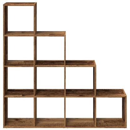 Bokhylle Gammelt Tre 4 etasjer 131,5x29x131,5 cm