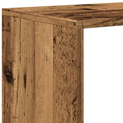 Bokhylle Gammelt Tre 4 etasjer 131,5x29x131,5 cm