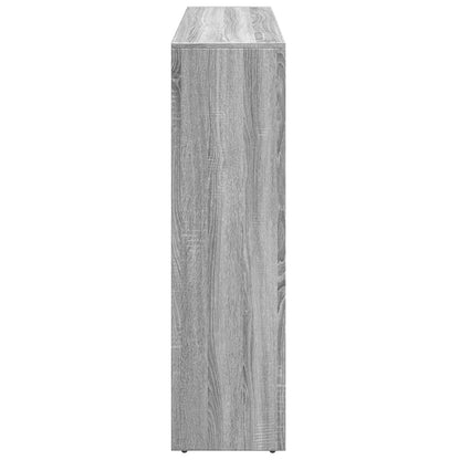 Bokhylle Sonoma Grå 3 etasjer 137,5x29x103,5 cm