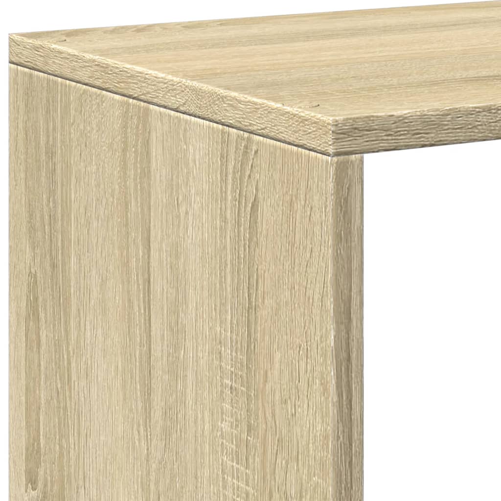 Bokhylle Sonoma Eik 3 lag 123x29x123 cm