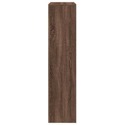 Bokhylle Brun Eik 3 lag Brun Eik 123x29x123 cm