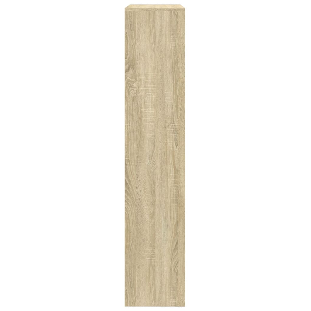 Bokhylle Sonoma Eik 4 etasjer 143,5x29x143,5 cm