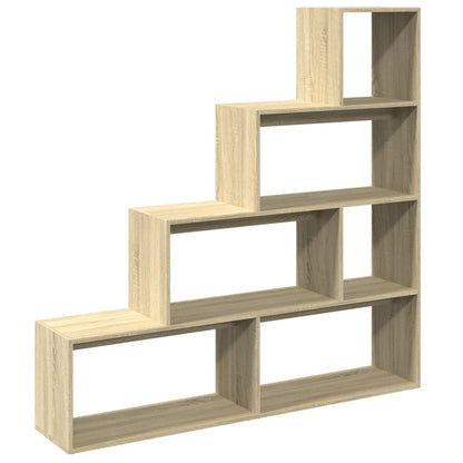 Bokhylle Sonoma Eik 4 etasjer 143,5x29x143,5 cm
