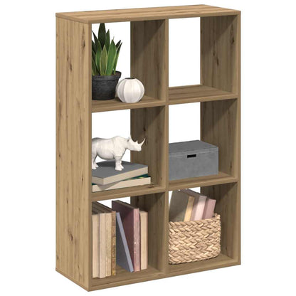Romdeler bokhylle artisan eik 69,5x29x103,5 cm konstruert tre