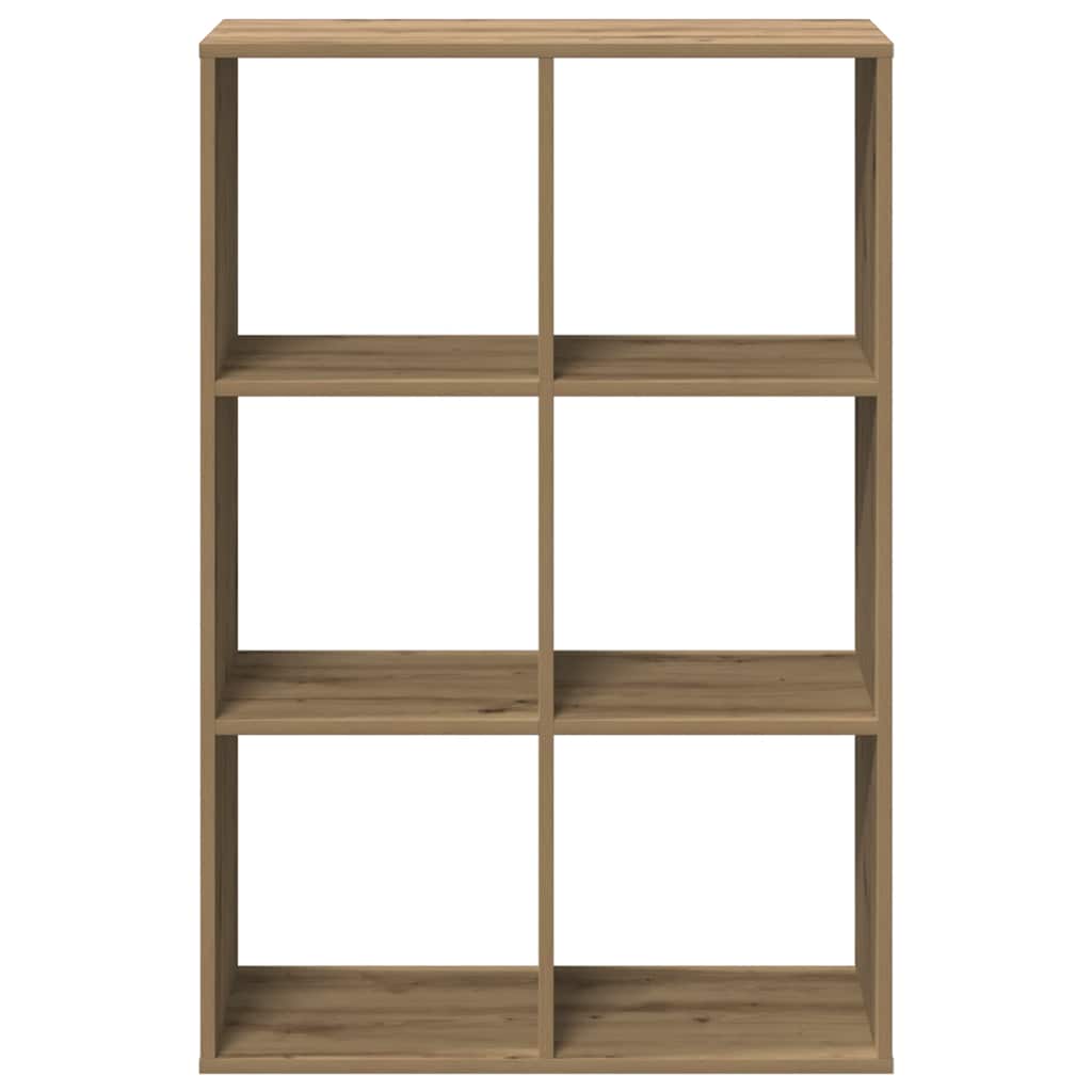 Romdeler bokhylle artisan eik 69,5x29x103,5 cm konstruert tre