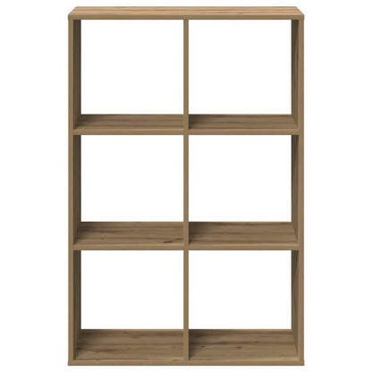 Romdeler bokhylle artisan eik 69,5x29x103,5 cm konstruert tre