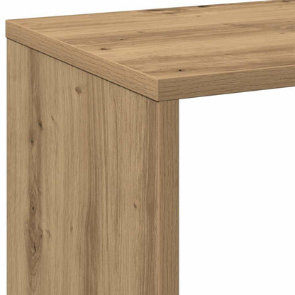 Romdeler bokhylle artisan eik 69,5x29x103,5 cm konstruert tre