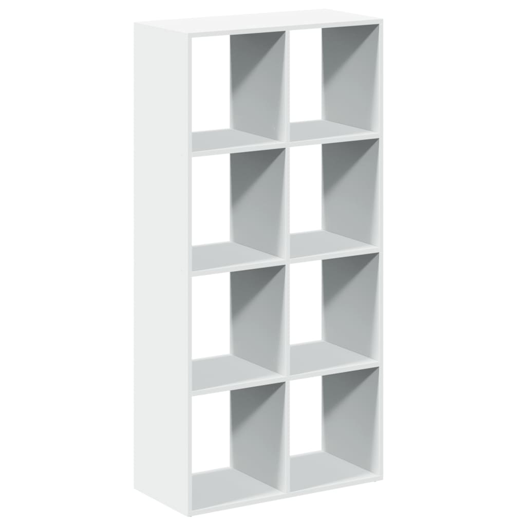 Bokhylle Hvit Romdeler 69,5x29x137,5 cm