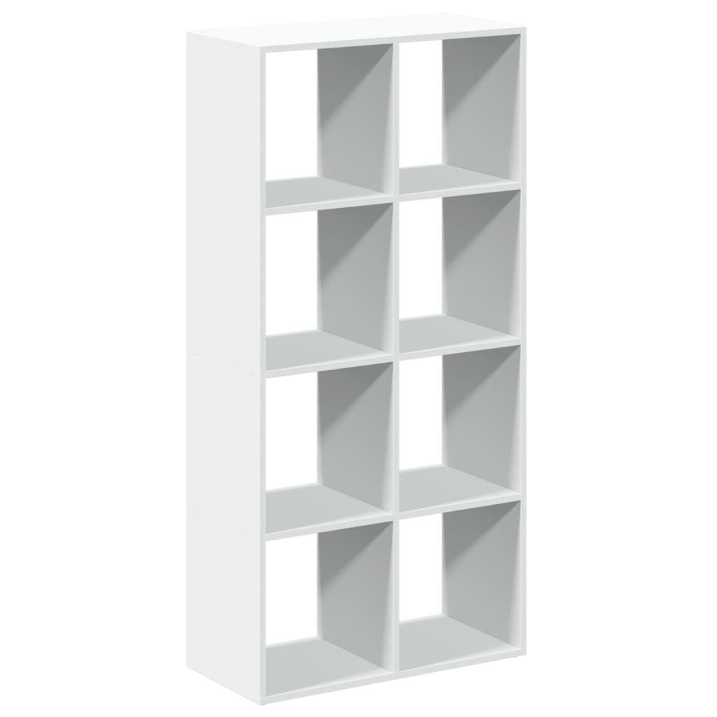 Bokhylle Hvit Romdeler 69,5x29x137,5 cm