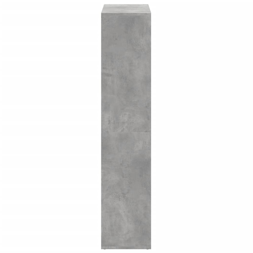 Bokhylle Betonggrå 69,5x29x137,5 cm