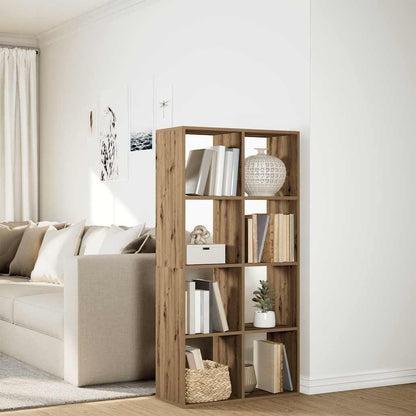 Bokhylle Brun Romdeler 69,5x29x137,5 cm