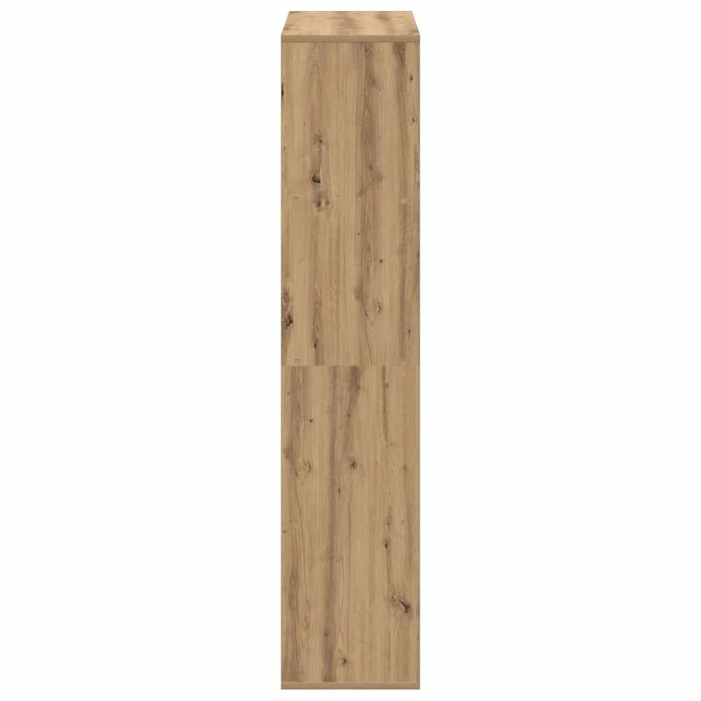 Bokhylle Brun Romdeler 69,5x29x137,5 cm