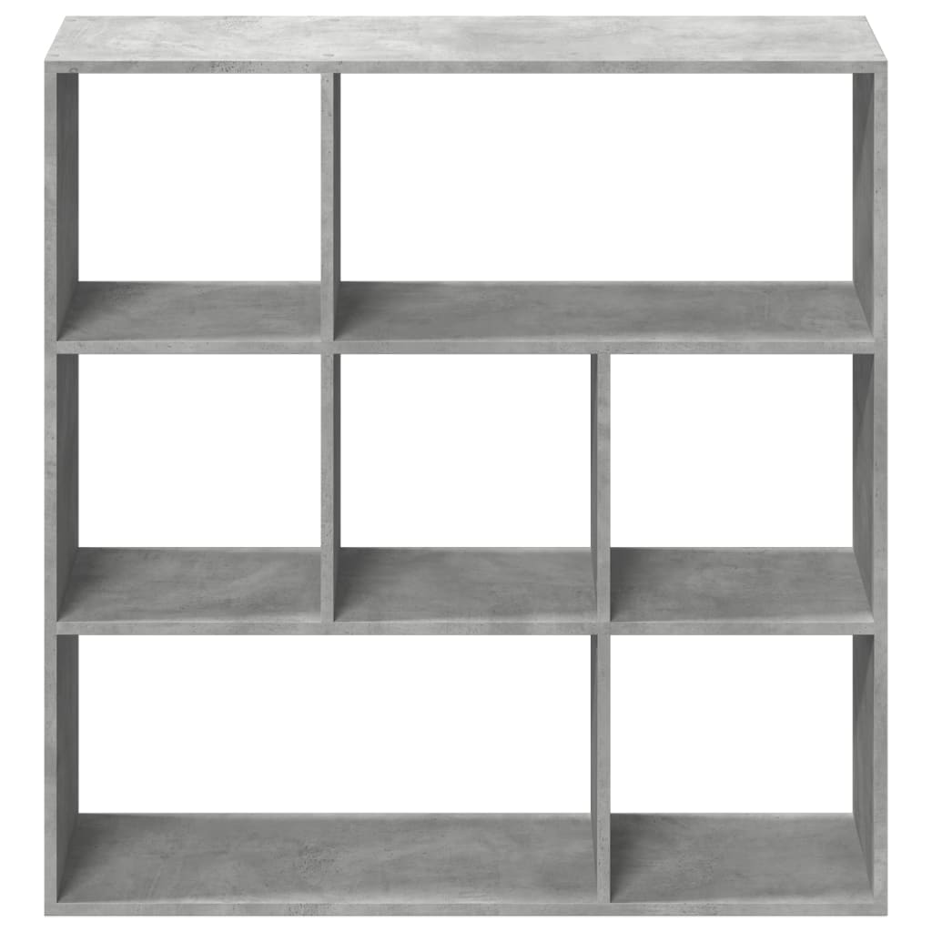 Bokhylle Betonggrå102x29x103,5 cm