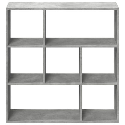 Bokhylle Betonggrå102x29x103,5 cm