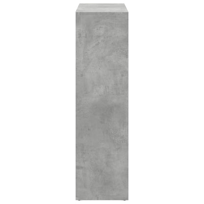 Bokhylle Betonggrå102x29x103,5 cm