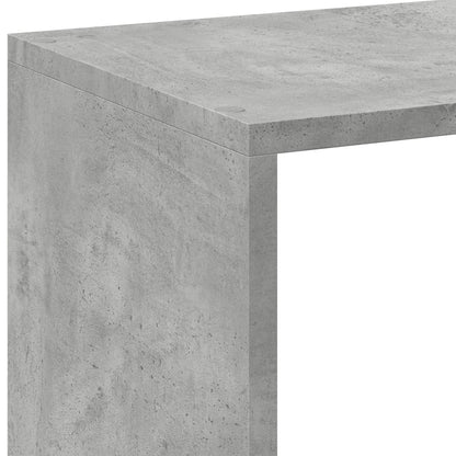 Bokhylle Betonggrå102x29x103,5 cm