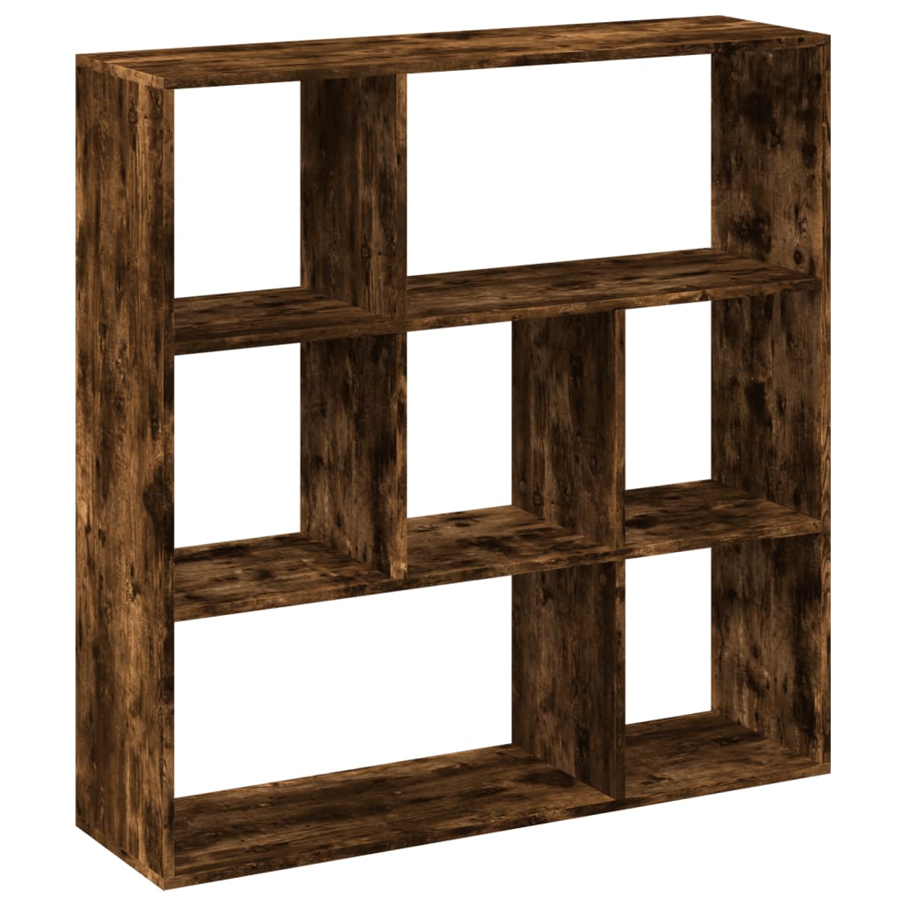 Bokhylle Røkt Eik Romdeler 102x29x103,5 cm