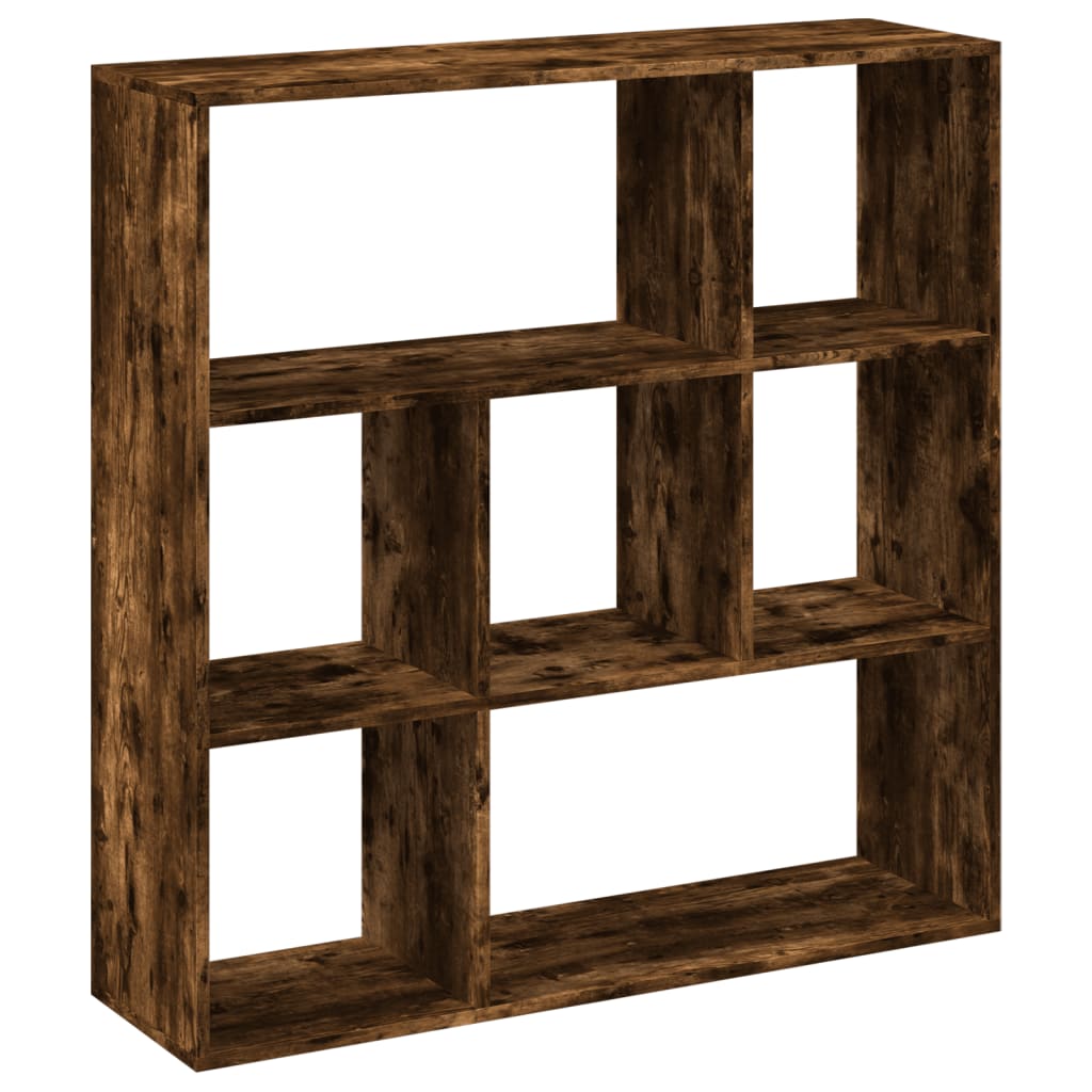 Bokhylle Røkt Eik Romdeler 102x29x103,5 cm