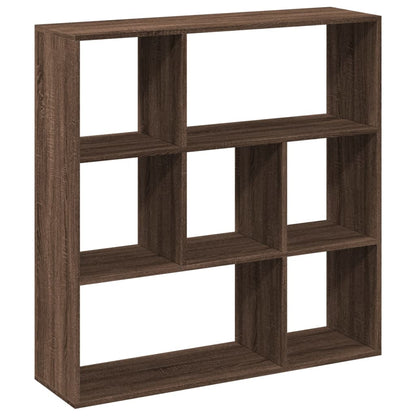 Bokhylle Brun Eik Romdeler 102x29x103,5 cm