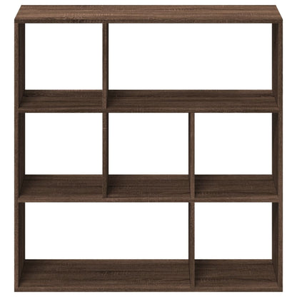 Bokhylle Brun Eik Romdeler 102x29x103,5 cm