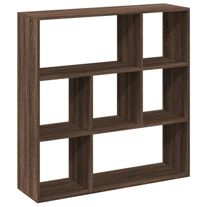 Bokhylle Brun Eik Romdeler 102x29x103,5 cm