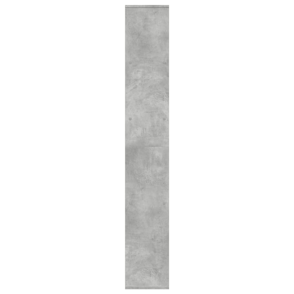 Bokhylle Betonggrå 67x25x161,5 cm