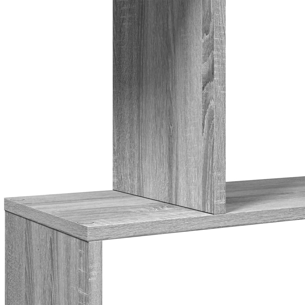 Bokhylle Sonoma Grå 6 lag 70x24x193 cm