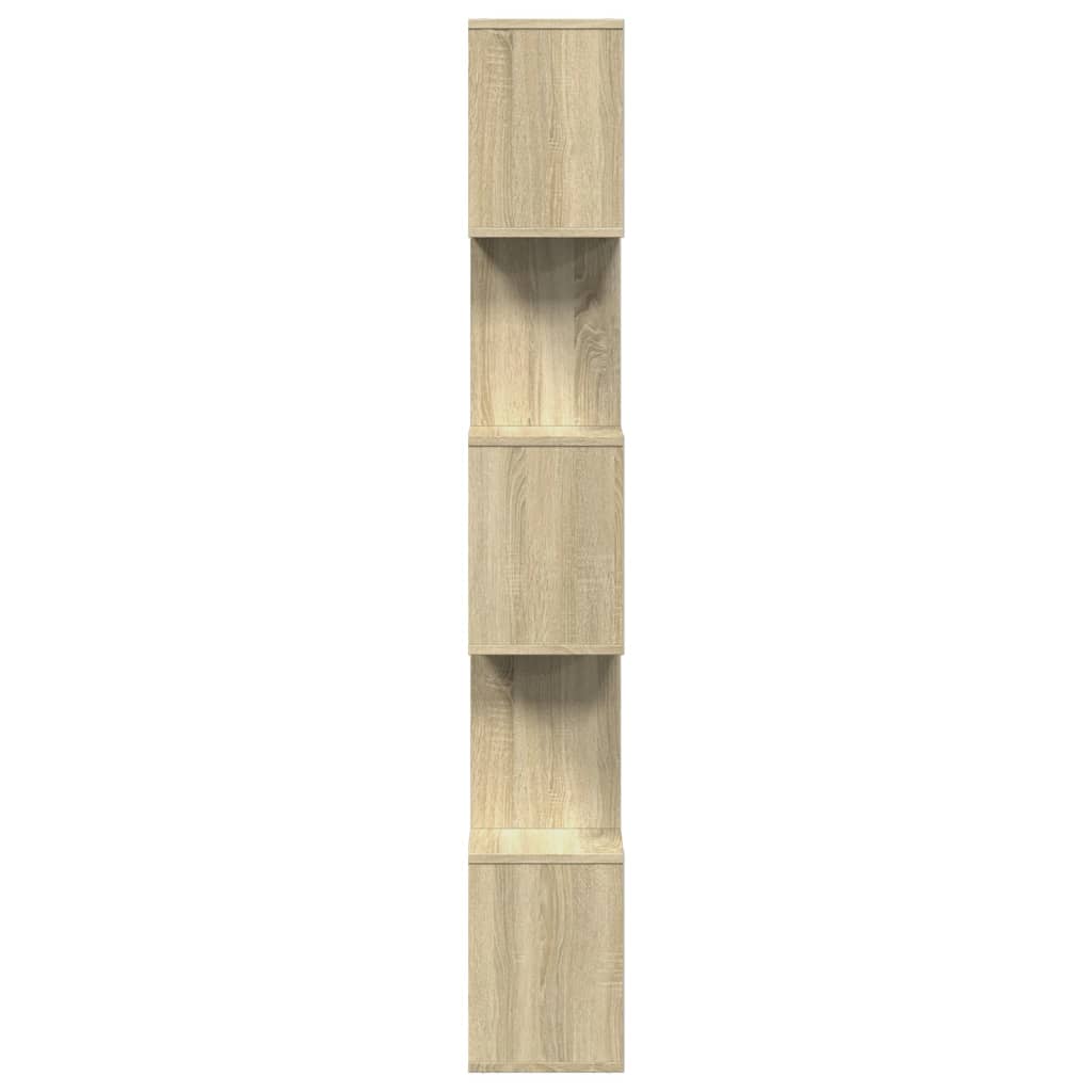 Bokhylle Sonoma Eik 5 lag 70x24x161 cm
