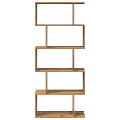 Bokhylle Brun Romdeler 5 lag 70x24x161 cm
