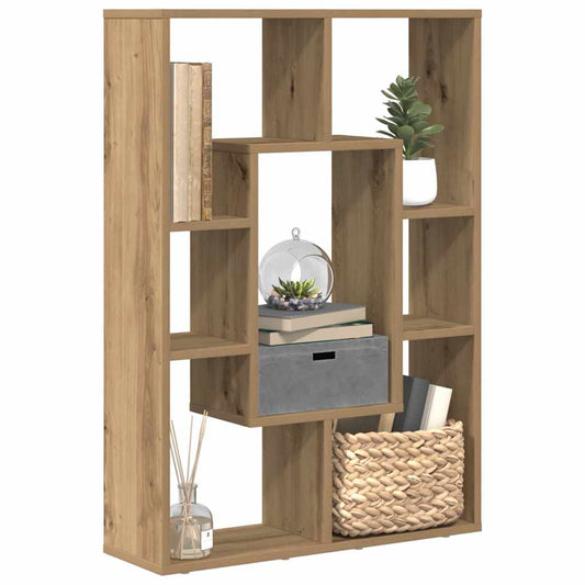 Bokhylle artisan eik 63x20x90 cm konstruert tre