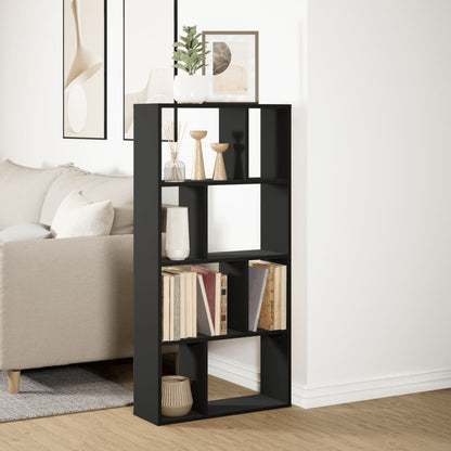 Bokhylle Svart 60x20x120 cm