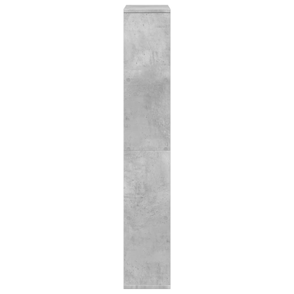 Bokhylle Betonggrå 60x20x120 cm