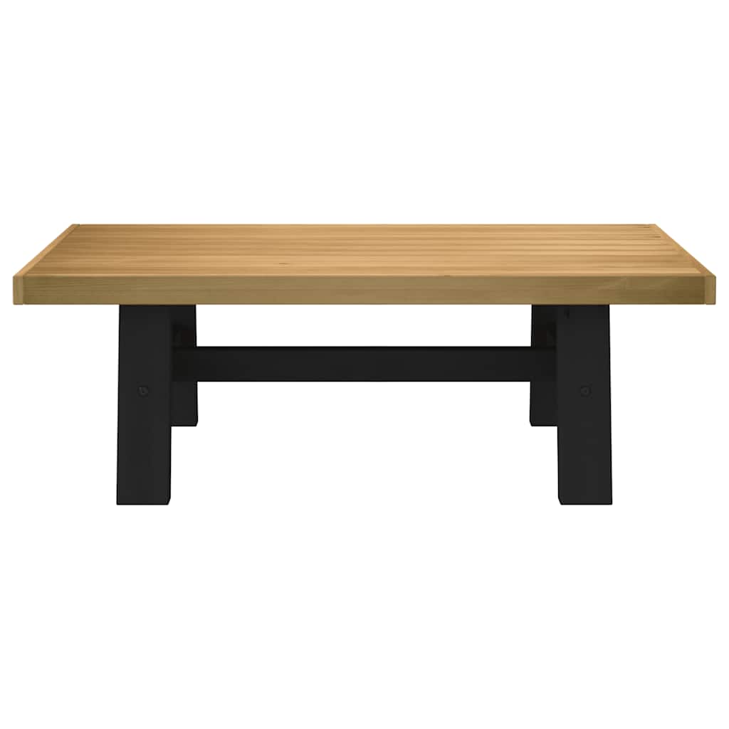 Salongbord Sofabord Tre heltre furu NOAIN A-formede ben 120x60x40 cm