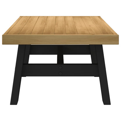 Salongbord Sofabord Tre heltre furu NOAIN A-formede ben 120x60x40 cm
