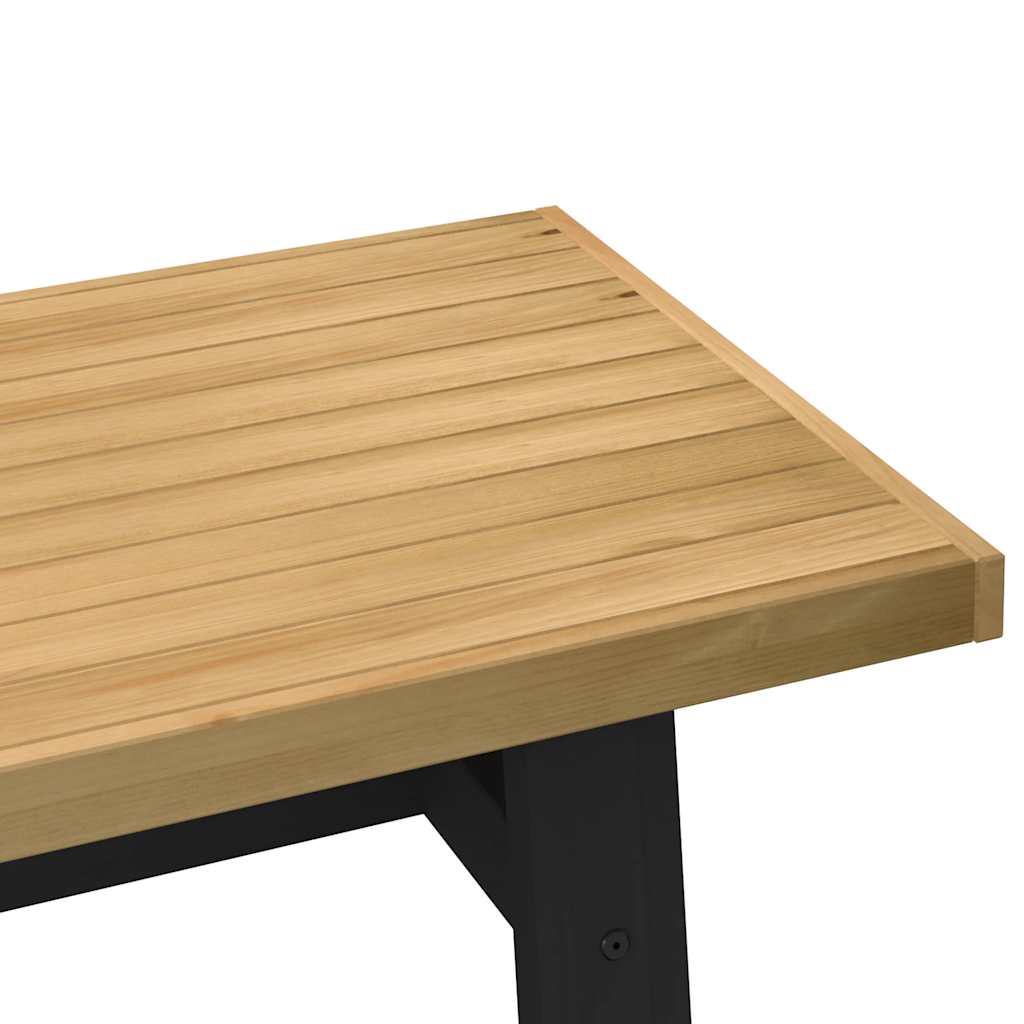 Salongbord Sofabord Tre heltre furu NOAIN A-formede ben 120x60x40 cm