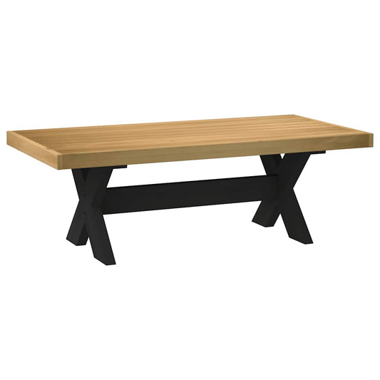 Salongbord Sofabord Tre heltre furu NOAIN X-formede ben 120x60x40 cm