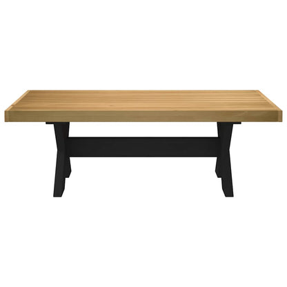 Salongbord Sofabord Tre heltre furu NOAIN X-formede ben 120x60x40 cm