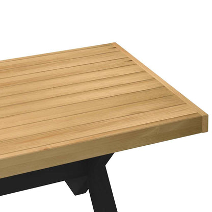 Salongbord Sofabord Tre heltre furu NOAIN X-formede ben 120x60x40 cm