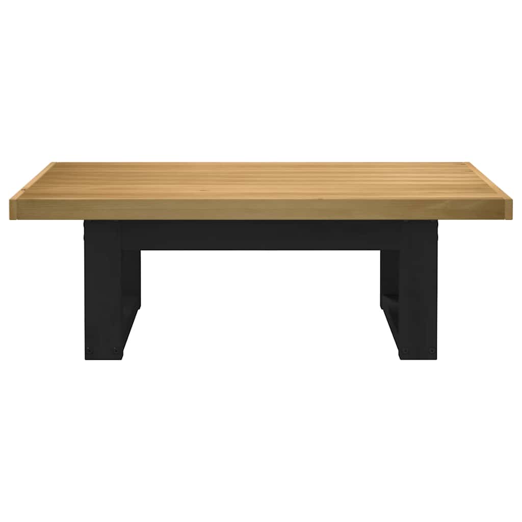 Salongbord Sofabord Tre heltre furu NOAIN U-formede ben 120x60x40 cm