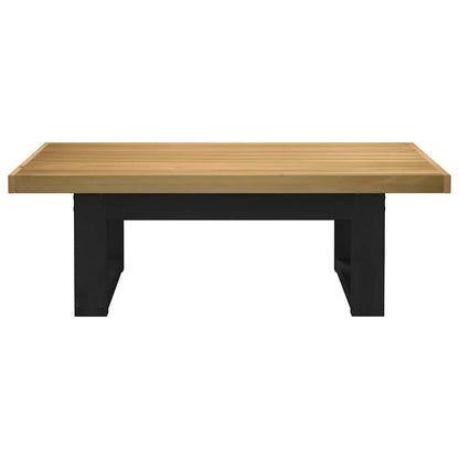 Salongbord Sofabord Tre heltre furu NOAIN U-formede ben 120x60x40 cm