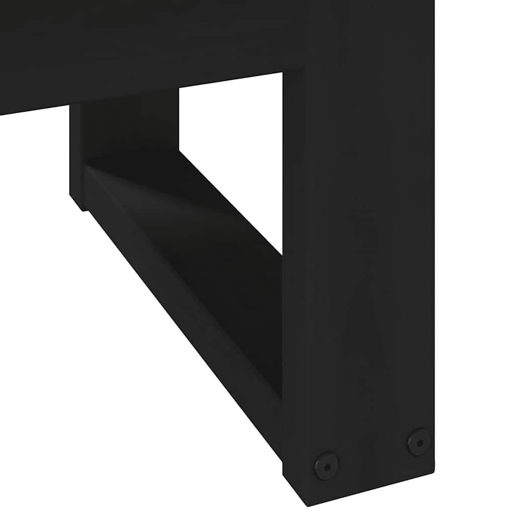 Salongbord Sofabord Tre heltre furu NOAIN U-formede ben 120x60x40 cm