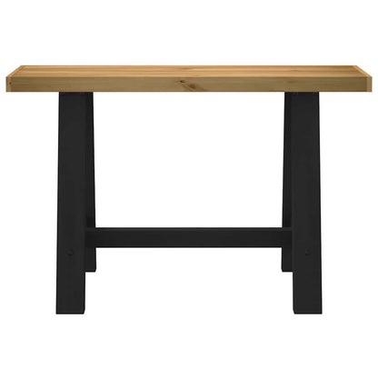 Avlastningsbord Konsollbord DIV. NOAIN A-formede ben 120x30x75 cm heltre furu