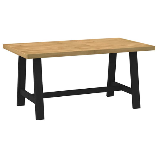 Spisebord Kjøkkenbord NOAIN A-formede ben 160x90x75 cm heltre furu