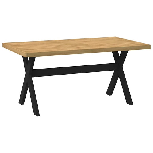Spisebord Kjøkkenbord NOAIN X-formede ben 160x90x75 cm heltre furu