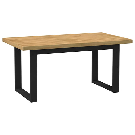 Spisebord Kjøkkenbord NOAIN U-formede ben 160x90x75 cm heltre furu