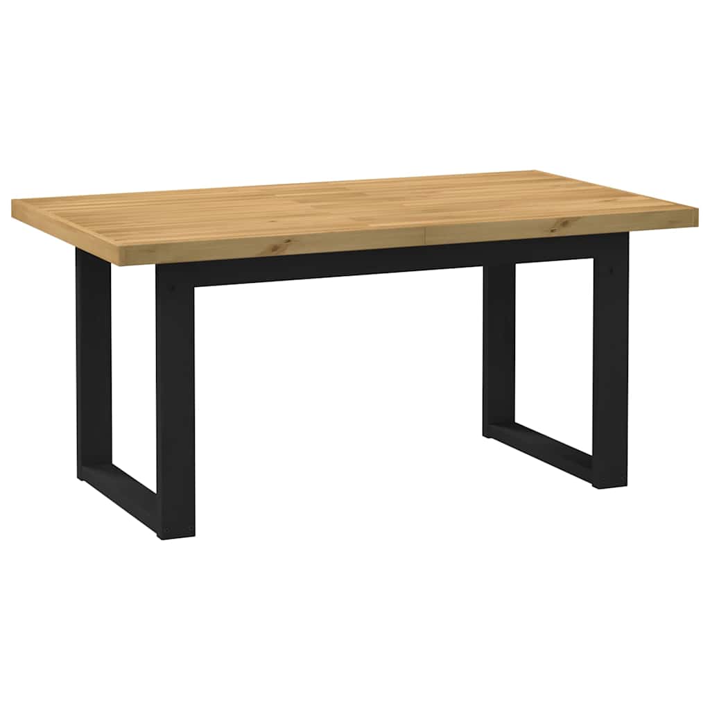Spisebord Kjøkkenbord NOAIN U-formede ben 160x90x75 cm heltre furu