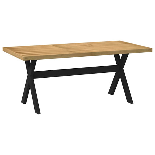 Spisebord Kjøkkenbord NOAIN X-formede ben 180x90x75 cm heltre furu